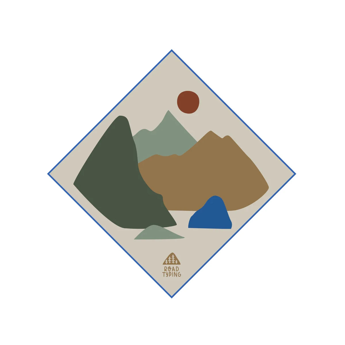 Roadtyping_Tissu Vanlife_Bandana Torchon Serviette