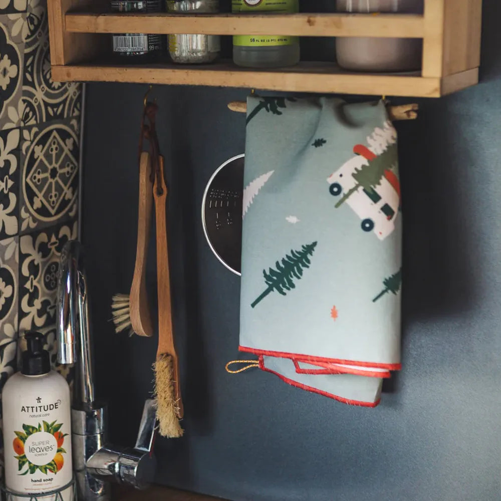 Roadtyping_Tissu Vanlife_Bandana Torchon Serviette