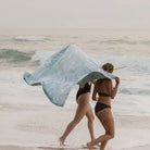 Serviette micro fibre plage-Bali Green XL-vert et blanc-MINIMIZ_2