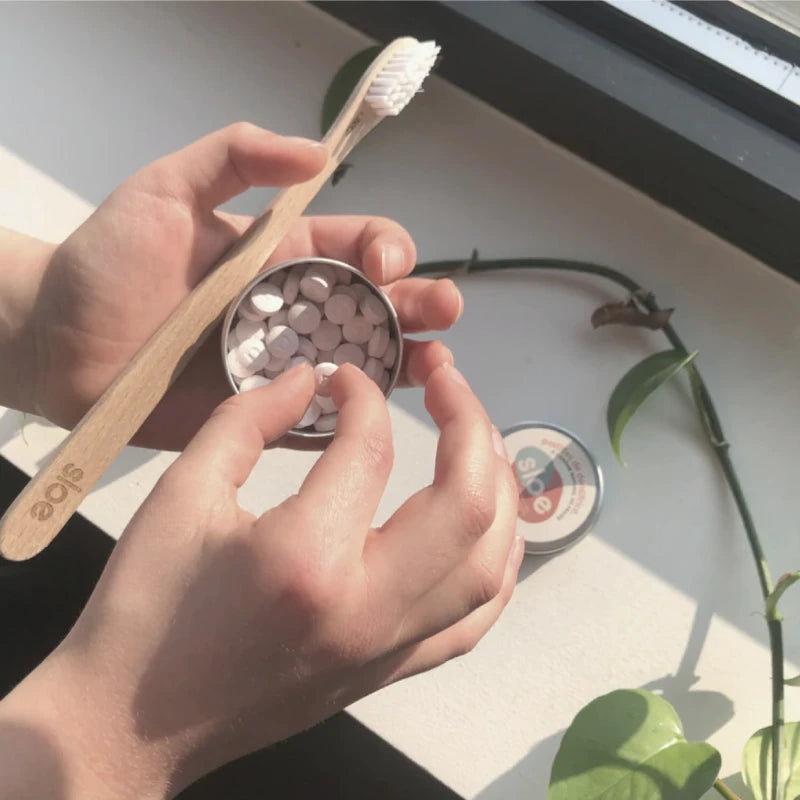 Dentifrice solide en pastilles-60 pastilles-Fraise-SLOE_2