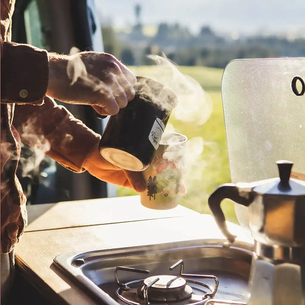 Tasse isotherme-Let The Adventure Begin-inox-30cl-beige avec motif-ROADTYPING_2