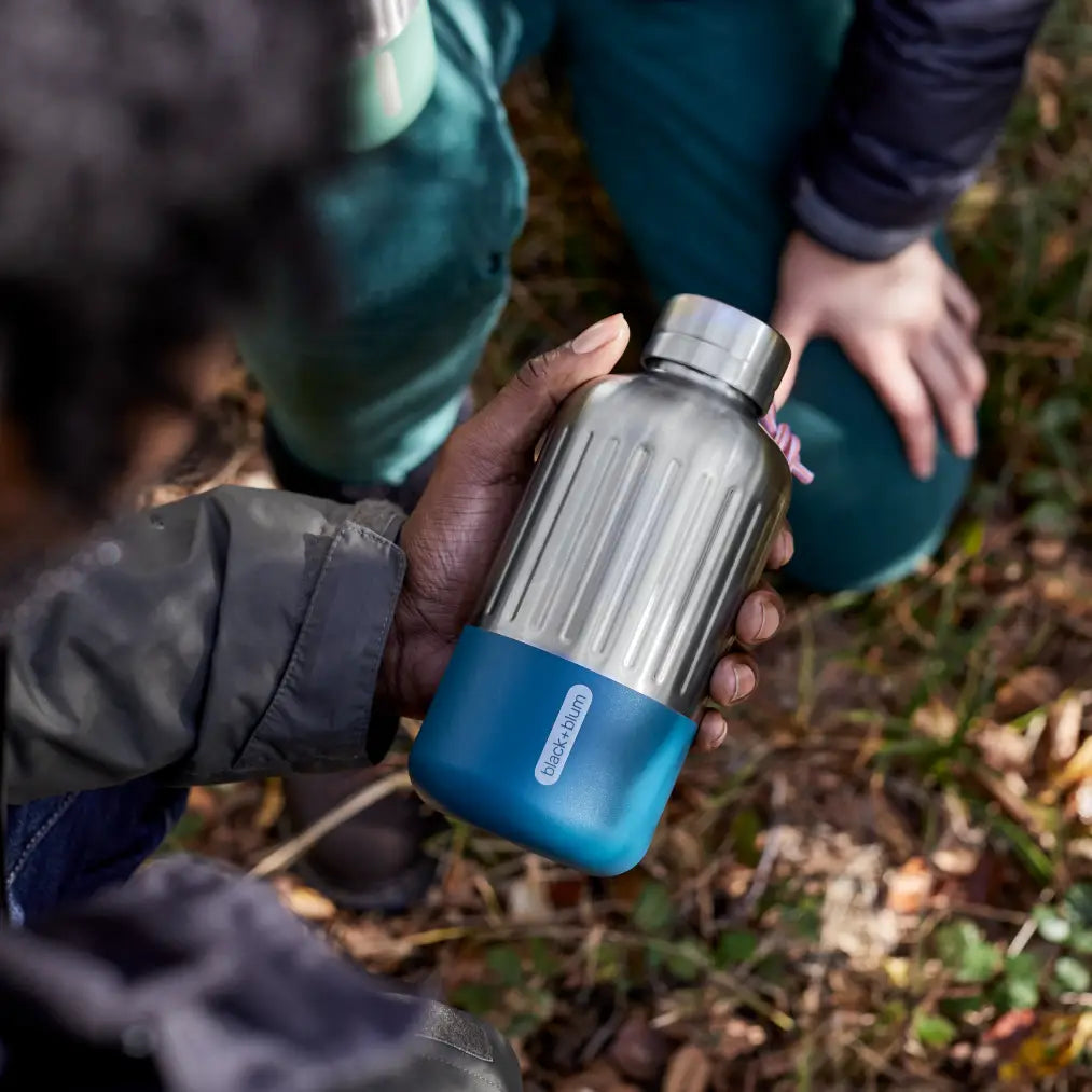 Gourde isotherme-Explorer-65cl-Inox-Bleu-Black + Blum_2