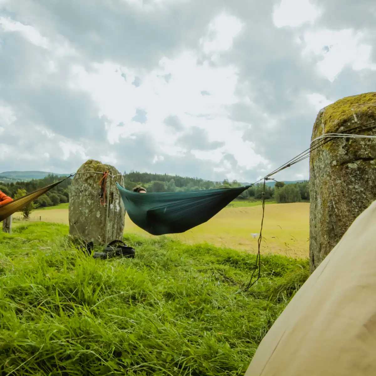 Ticket to the Moon hamac voyage compact vert foncé