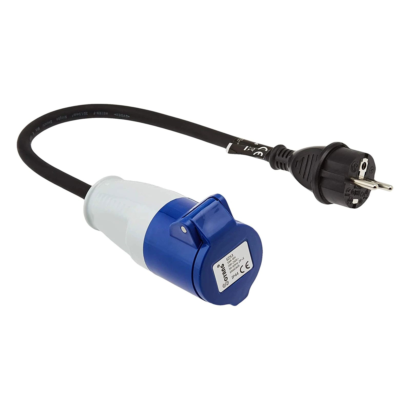 Alimentation femelle-CEE17/male standard-230V-40cm-TRIGANO