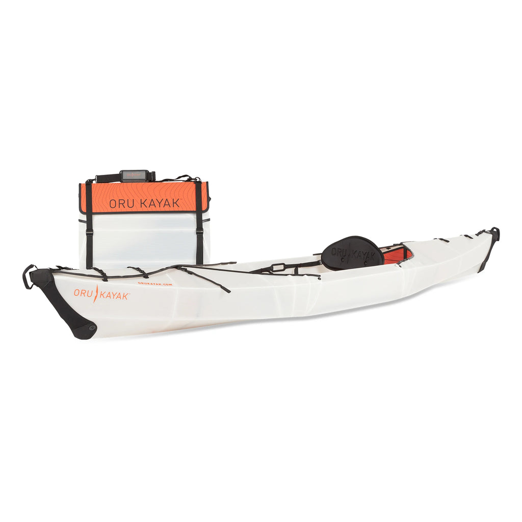 Kayak pliable-Beach LT-blanc et orange-ORU KAYAK