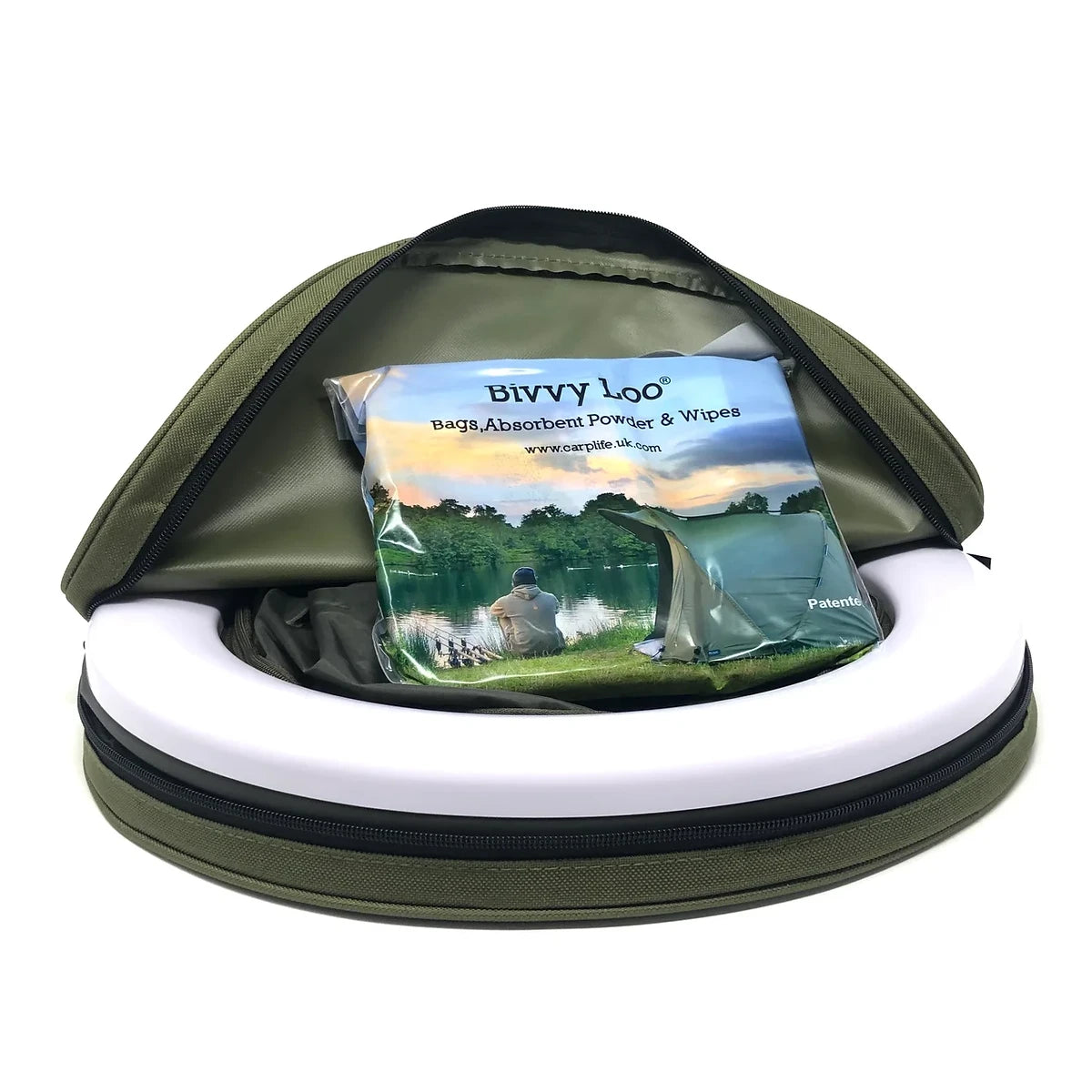 Toilettes Sèches-Pliables-Vert-Bivvy Loo_3