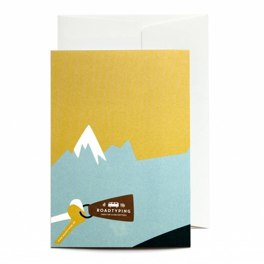 Card with envelope - Bus Adventure / Roadtyping - Casambu.com