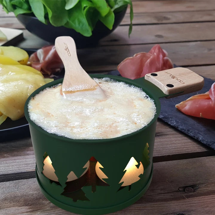 raclette_bougie_2 personnes_vert_COOKUT_2