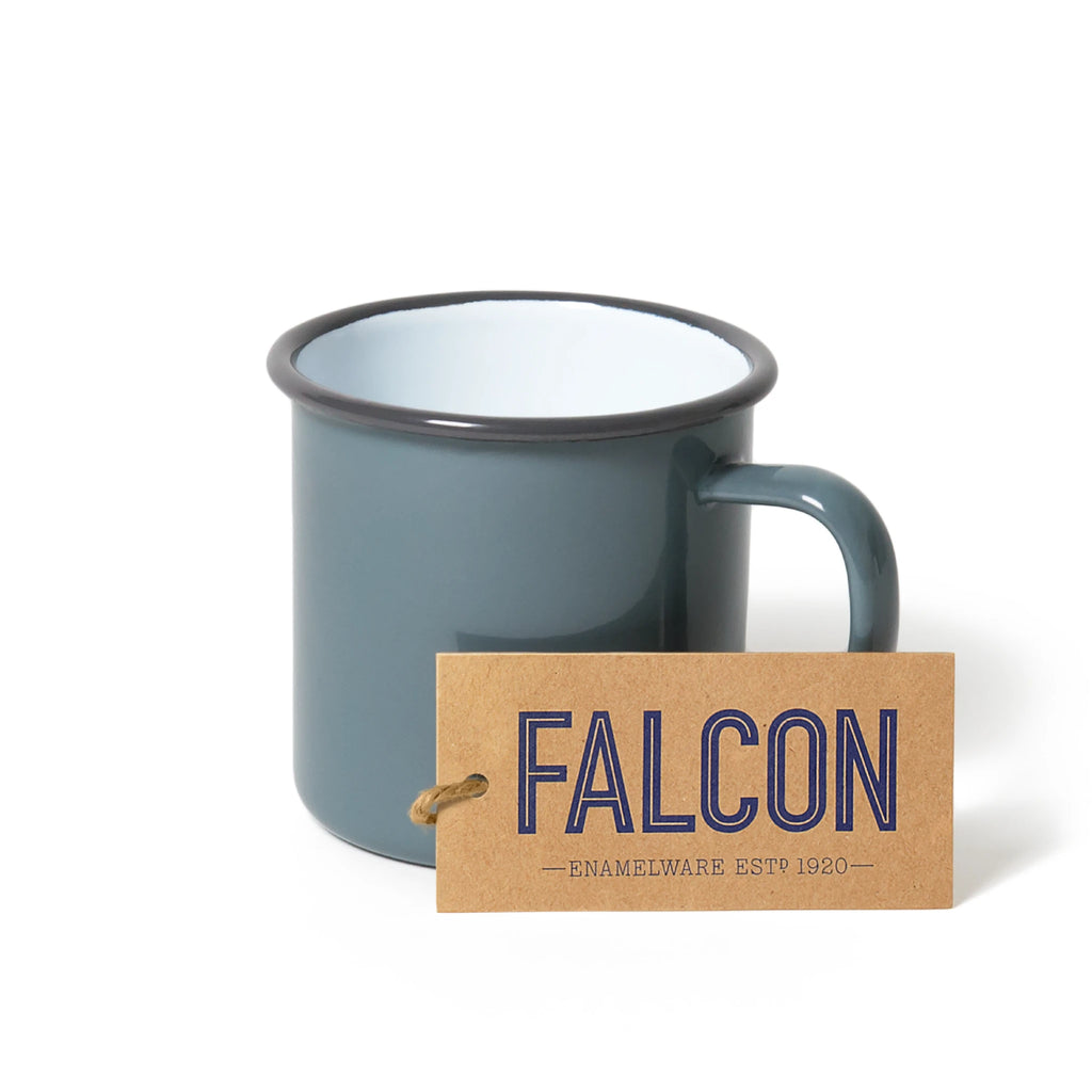 Tasse émaillée-mug-35cl-gris-FALCON