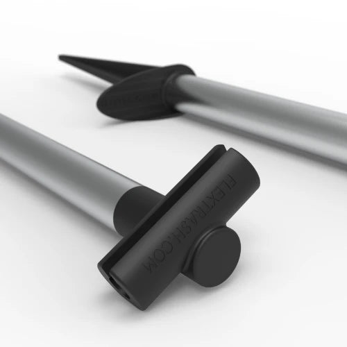 Camping Stick-Piquet téléscopique-Poubelle de voyage-Noir-FLEXTRASH