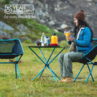 Table pliable-Cafe Table-noir et bleu-HELINOX_9