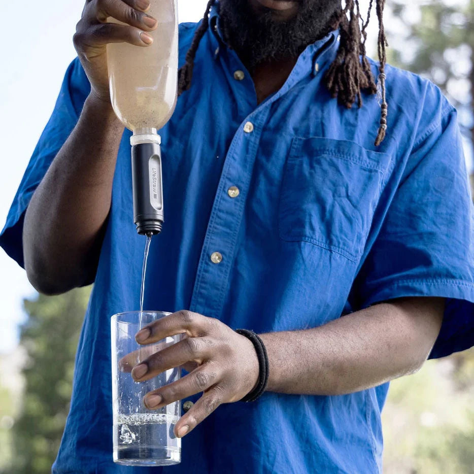 LifeStraw Peak Collapsible Squeeze Bottle 1L Filtre à eau mountain blue 1000 ml LifeStraw Peak Collapsible Squeeze Bottle 1L Filtre à eau mountain blue 1000 ml