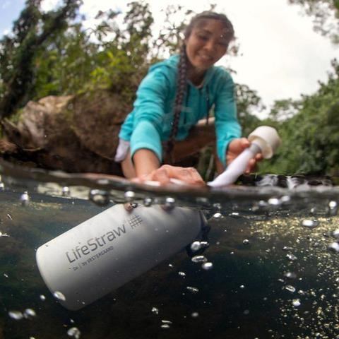 Gourde filtrante isotherme en inox-LifeStraw Go 2-70cl-gris-LIFESTRAW_3