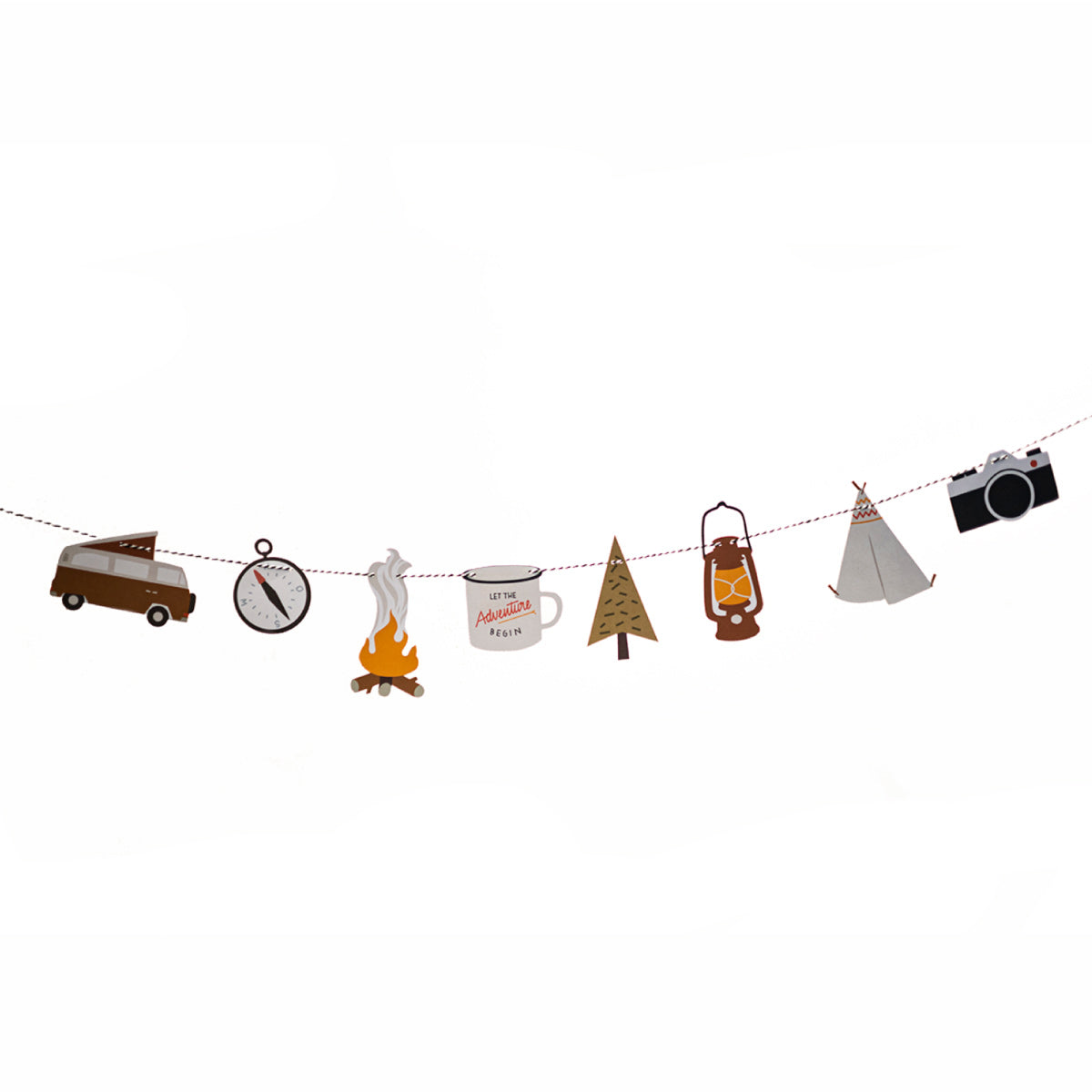 Guirlande papier-Vanlife-8 illustrations-1.5m-ROADTYPING