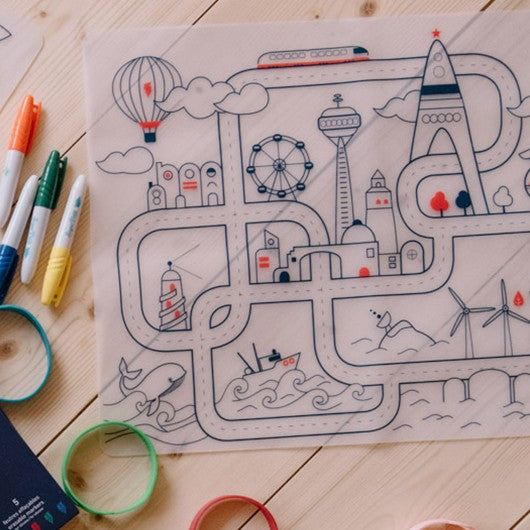 Set de coloriage en silicone-Circuit Road Trip-SUPERPETIT_3