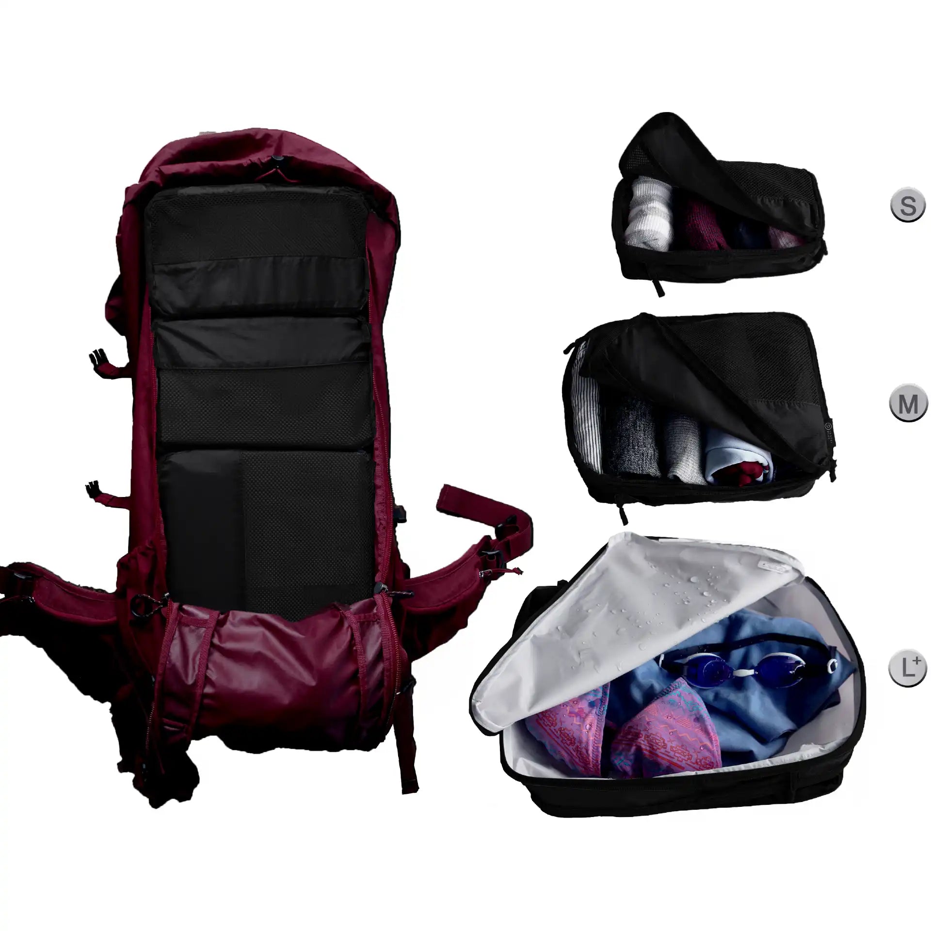 Housse de rangement et compression-set de 7-noir-TRAVEL DUDE_6