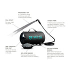 Douche solaire portative à pression-Helio-11L-noir-NEMO EQUIPMENT_3