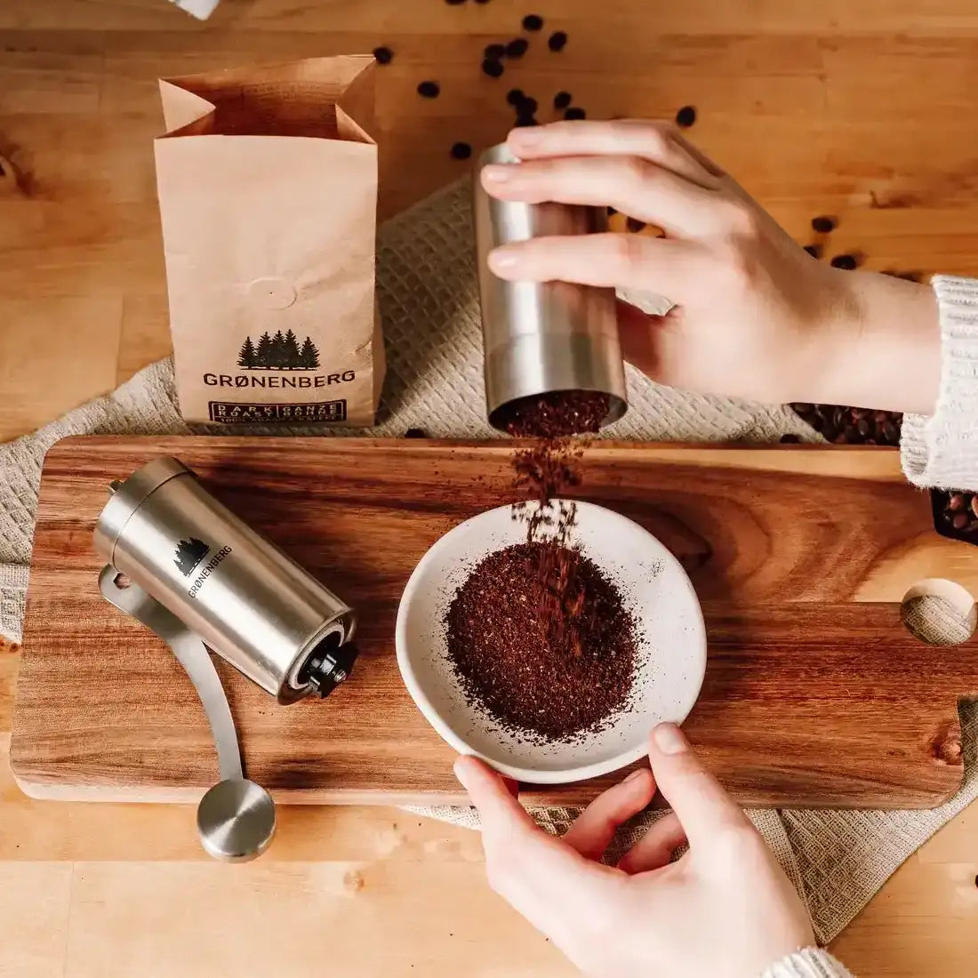 Moulin à café manuel-inox-GROENENBERG_2