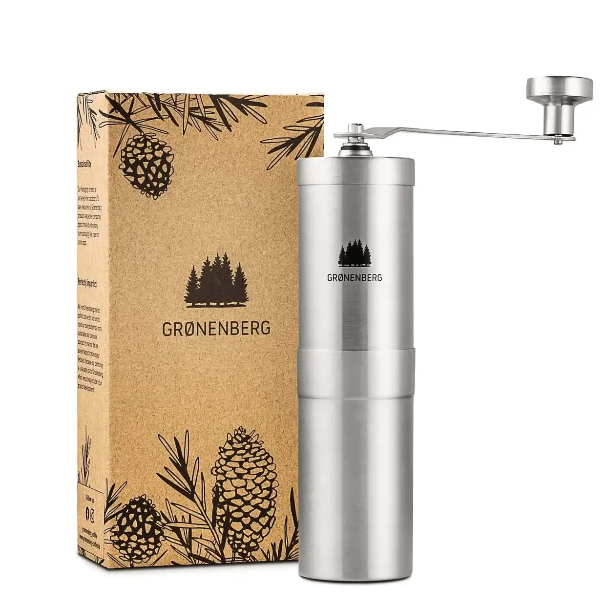 Moulin à café manuel-inox-GROENENBERG